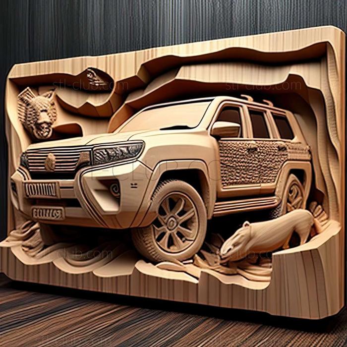 3D model Toyota Land Cruiser Prado (STL)